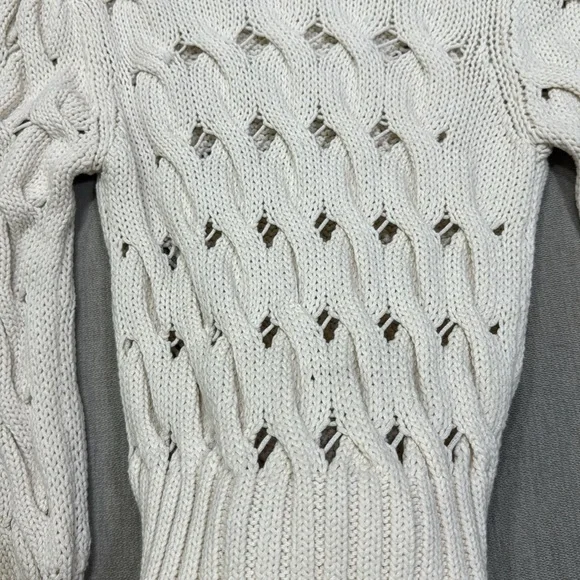 Zara Knit Sweater with Cutouts - Picture 3 of 5